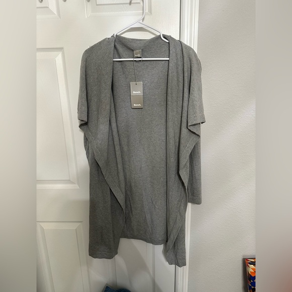 Bench Women's Gray Cardigan Sweater - Picture 2 of 7